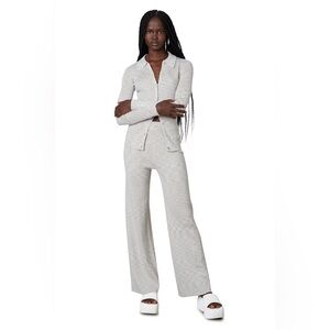 New NIA The Brand Willow High Waist Ribbed Knit Sweater Pant Size Medium